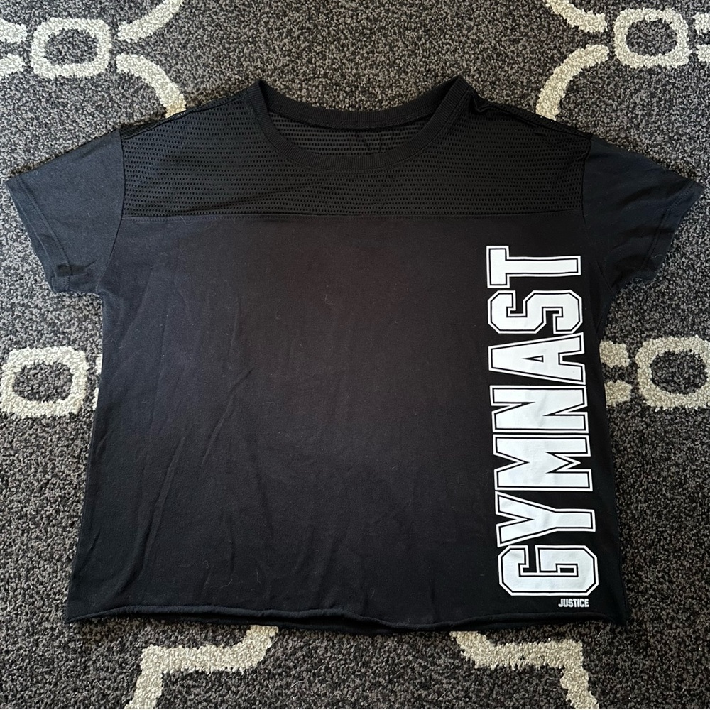 Girls 14/16 Justice Gymnast Crop Top